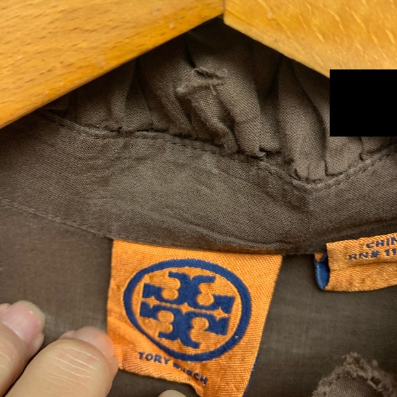 Tory Burch Ruffle Neck Popover - Picture 6 of 7